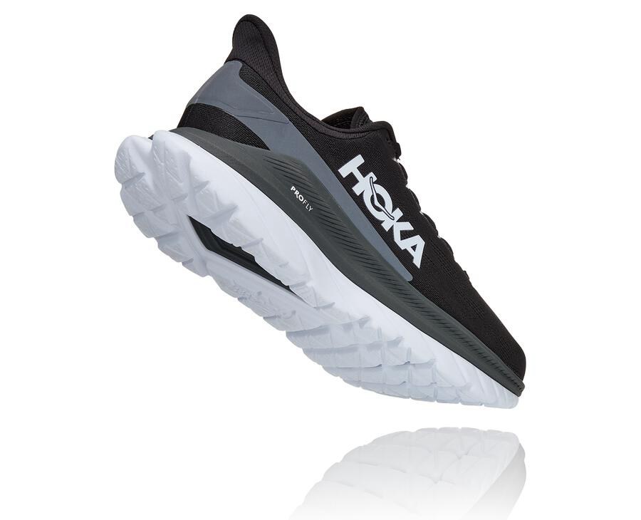 Hoka One One Tenisky Panske Čierne/Biele - Mach 4 - 03914-ZBFS